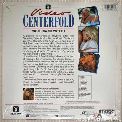 Playboy Video Centerfold: Victoria Silvstedt: Playmate of the Year - LaserDisc - Back Cover