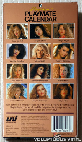 Playboy Video Playmate Calendar 1993 - VHS - Back Cover