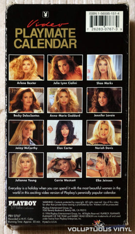 VHS: VG+ / VG - Playboy Video Calendar 1995