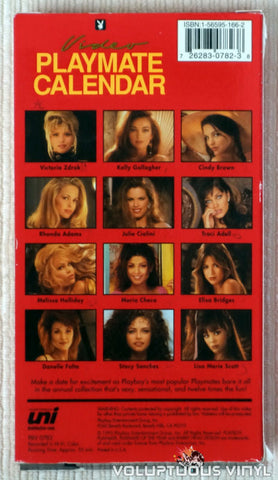 Playboy Video Playmate Calendar 1996 - VHS - Back Cover