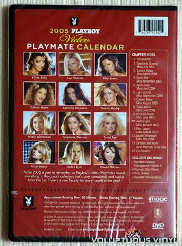 Playboy Video Playmate Calendar 2005 - DVD - Back Cover 