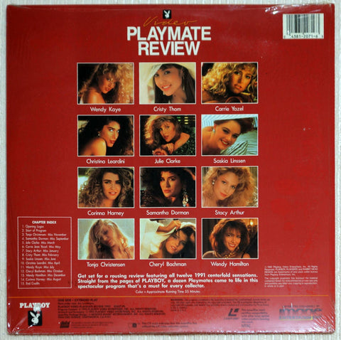 Playboy Video Playmate Review 1992 Laser Disc Back Cover