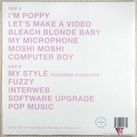 Poppy – Poppy.Computer vinyl record back cover