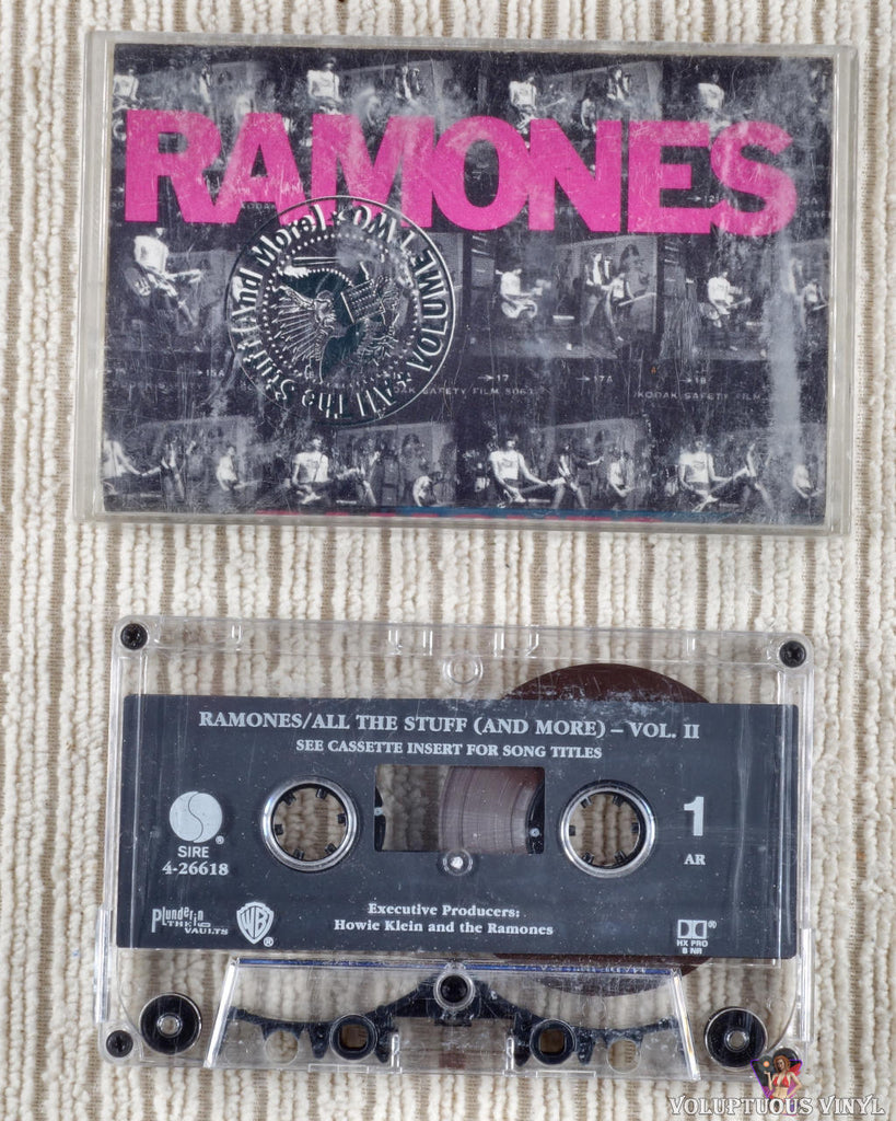 Ramones – All The Stuff (And More) - Vol. II cassette tape