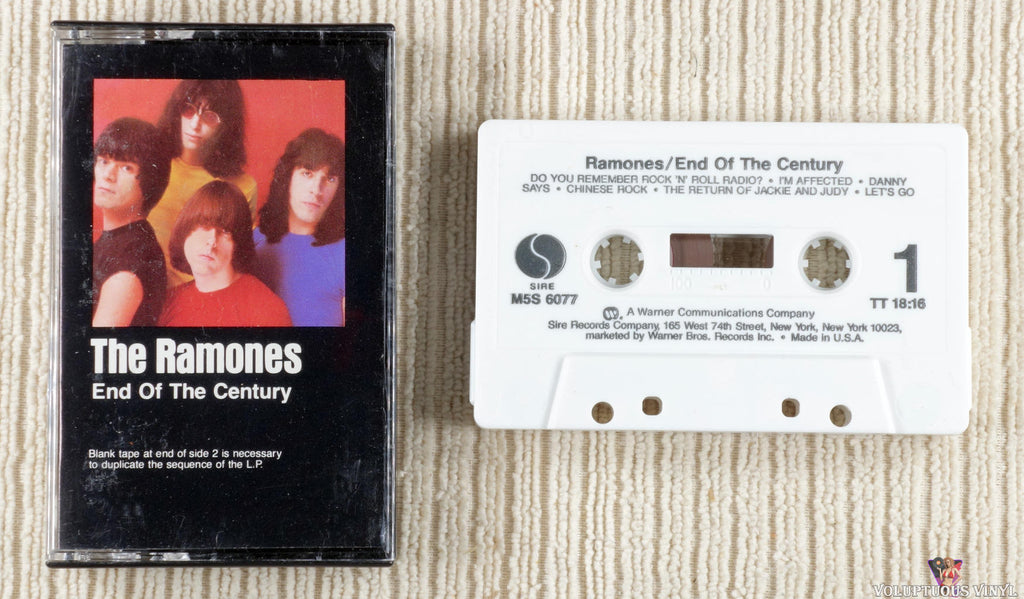 Ramones – End Of The Century cassette tape