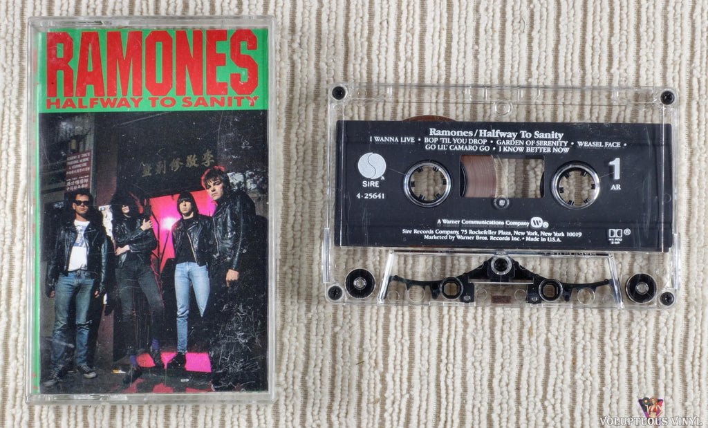 Ramones – Halfway To Sanity cassette tape