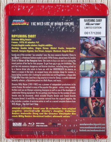 Ravishing Dany / The Girl Can't Stop! Limited Edition Blu-ray back cover