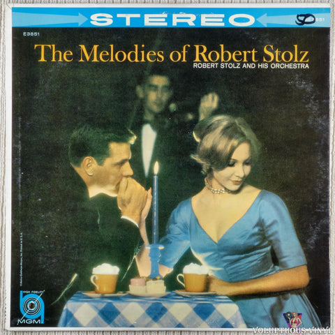 Robert Stolz And His Orchestra – The Melodies Of Robert Stolz vinyl record front cover