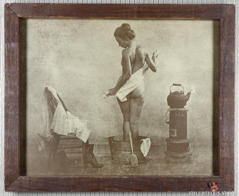 Rolland Hendrickson Framed Sepia Print Of Woman Drying Off Butt