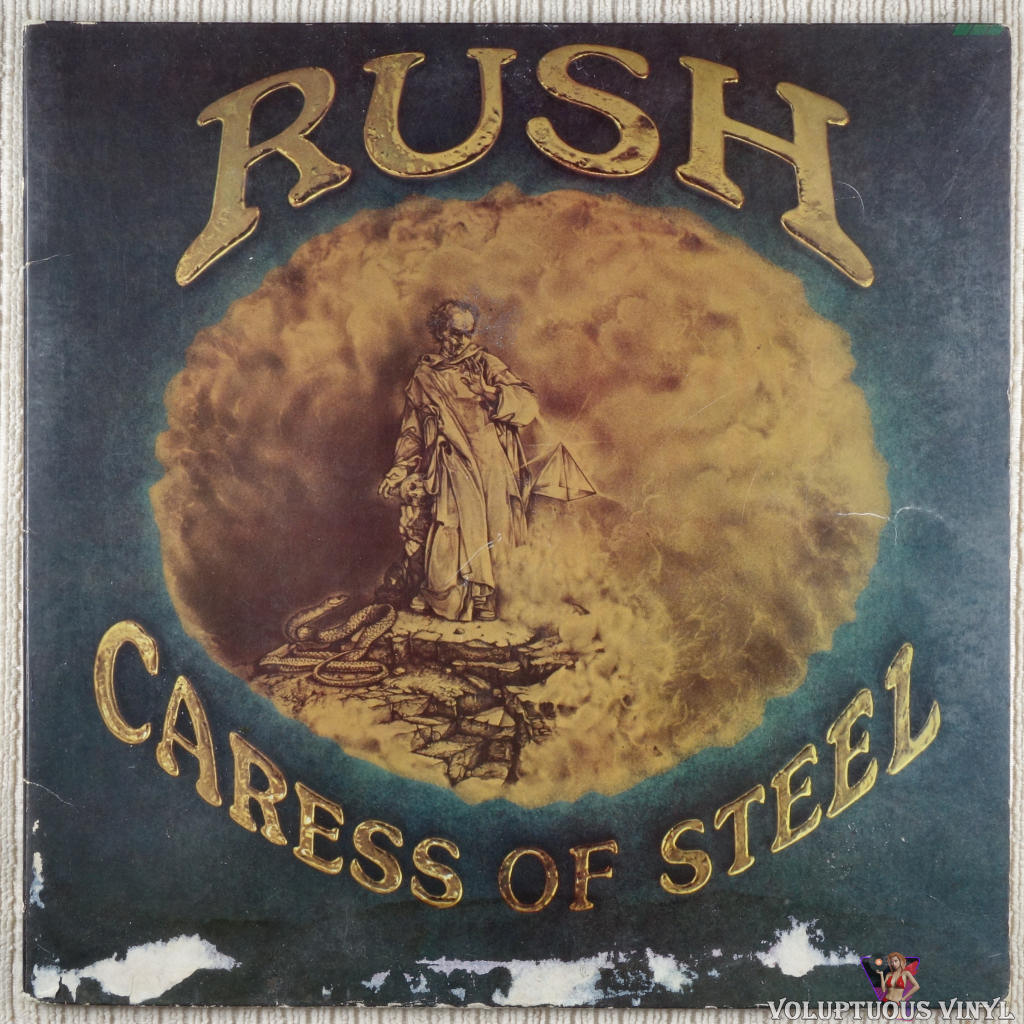 Rush ‎– Caress Of Steel vinyl record front cover