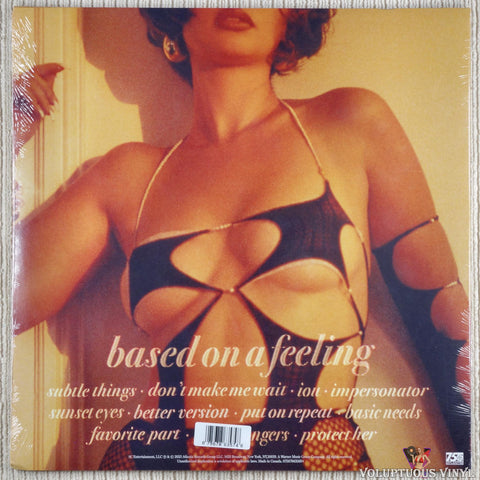 Sabrina Claudio – Based On A Feeling vinyl record back cover