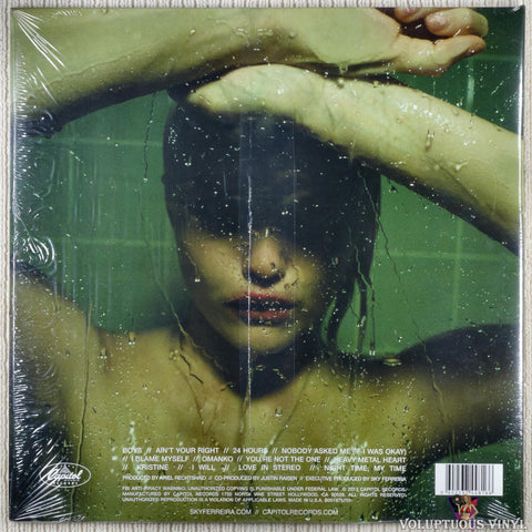 Sky Ferreira – Night Time, My Time vinyl record back cover