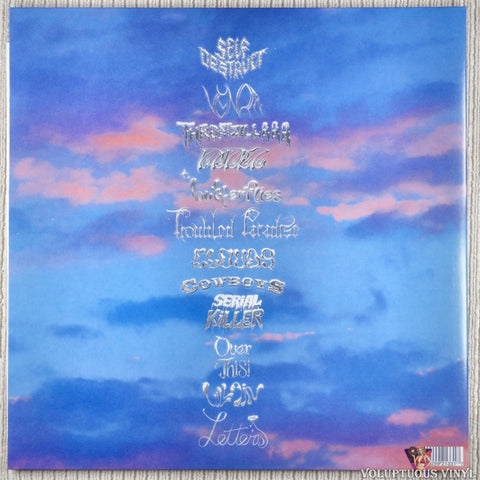 Slayyyter ‎– Troubled Paradise vinyl record back cover