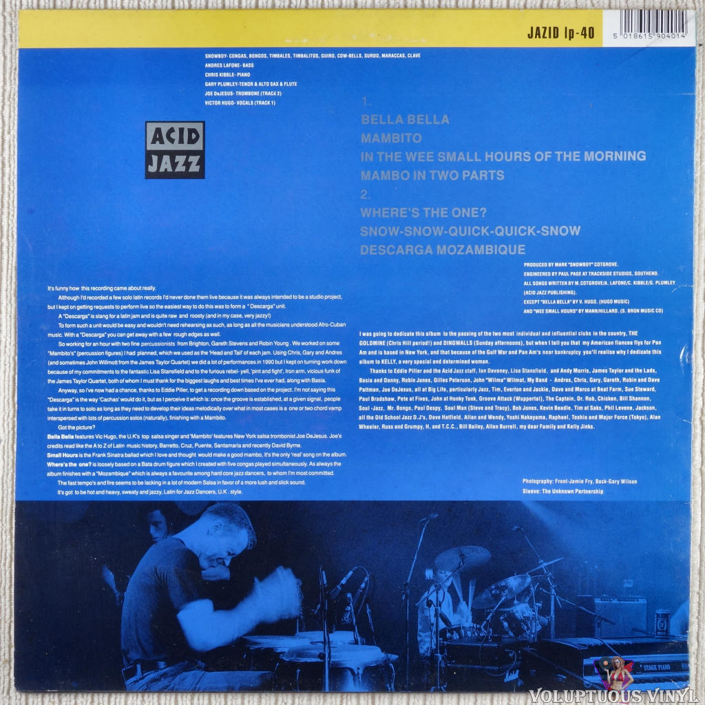 邦楽 SNOWBOY DESCARGA MAMBITO Snowboy & The Latin Section – Descarga Mambito – Vinyl (LP