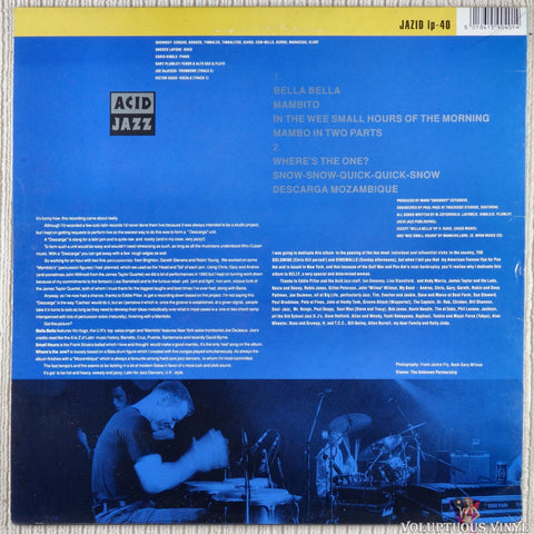 Snowboy & The Latin Section – Descarga Mambito vinyl record back cover