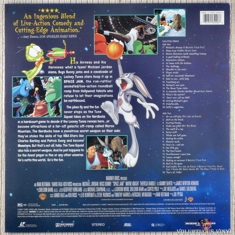 Space Jam LaserDisc back cover