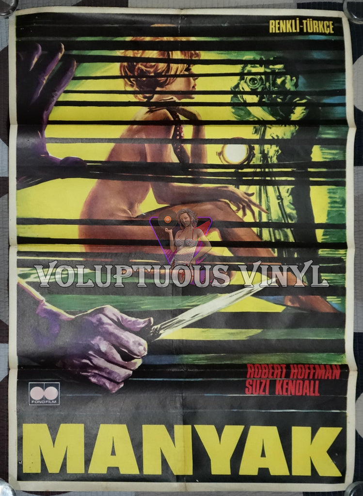 Spasmo (1976) ~ Turkish 1-Sheet ~ Peeping Tom Giallo Art