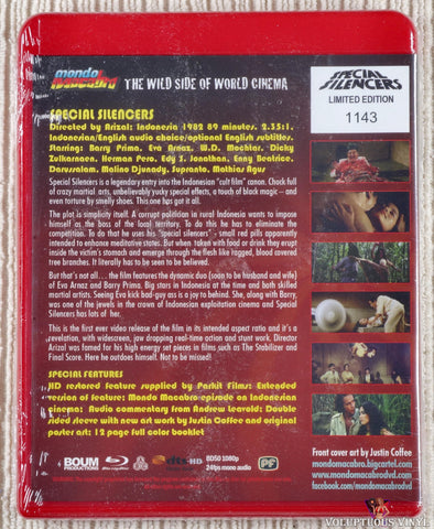 Special Silencers blu-ray back cover