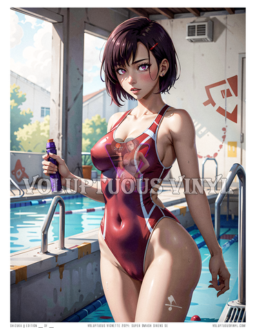 Super Smash Sirens SE (Swimsuit Edition): Shizuka ~ Art Print ~ Miss Risk Analyst