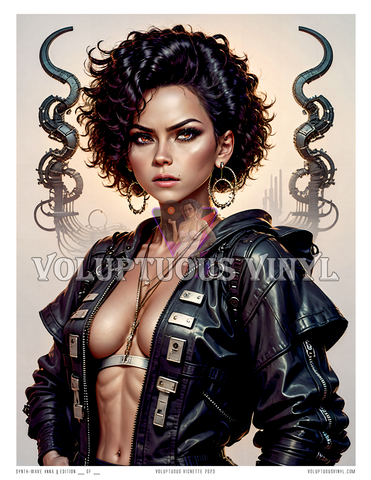 Synth-Wave Inna Art Print