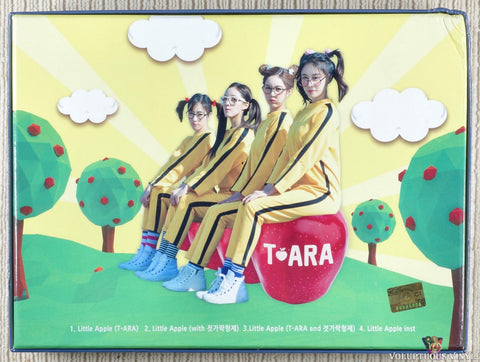 T-ara With Chopsticks Brothers – Little Apple CD back cover