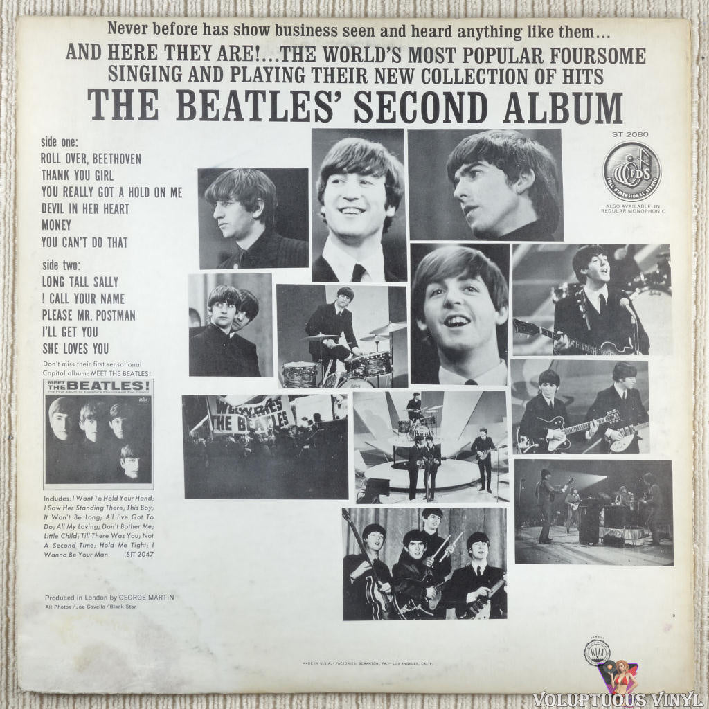 The Beatles – The Beatles' Second Album (1965) Vinyl, LP, Album, Stereo –  Voluptuous Vinyl Records