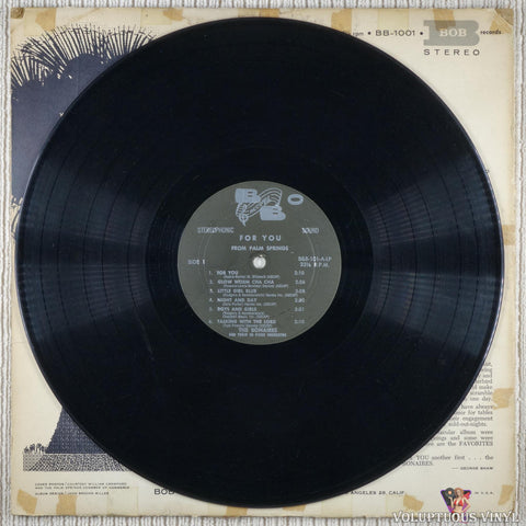 The Bonaires ‎– For You From Palm Springs vinyl record