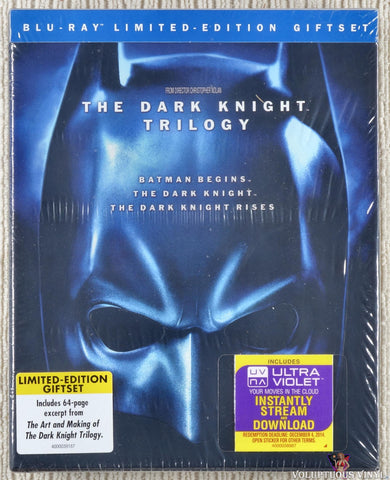 The Dark Knight Trilogy (Batman Begins / The Dark Knight / The Dark Knight Rises) [Blu-ray] SEALED
