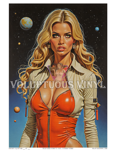 The Girl From Starship Venus ~ Art Print ~ Variant A