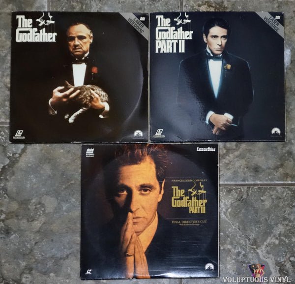 The Godfather Trilogy Bundle Lot (3 Items) LaserDisc – Voluptuous Vinyl ...