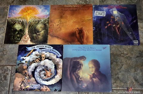The Moody Blues Vinyl Record Bundle Lot