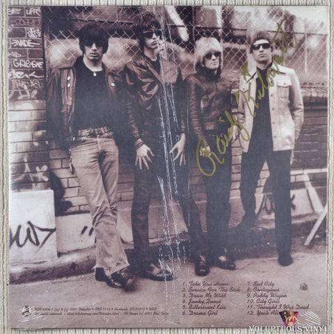 The Richmond Sluts – The Richmond Sluts vinyl record back cover