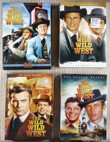 The Wild Wild West: The Complete Series Seasons 1,2,3,4 [DVD] 2-4 Still SEALED