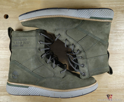 Timberland Cross Mark Utility Boot Military Green Men's Size 7.5