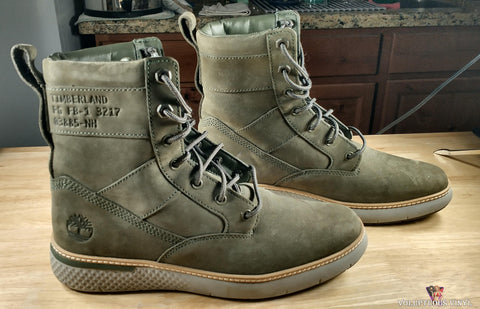 Timberland Cross Mark Utility Boot Military Green Men's Size 7.5