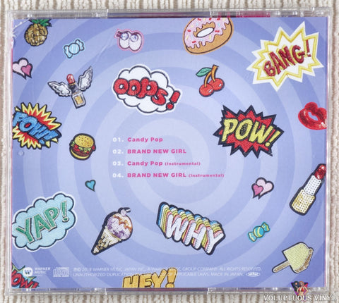 Twice – Candy Pop CD back cover