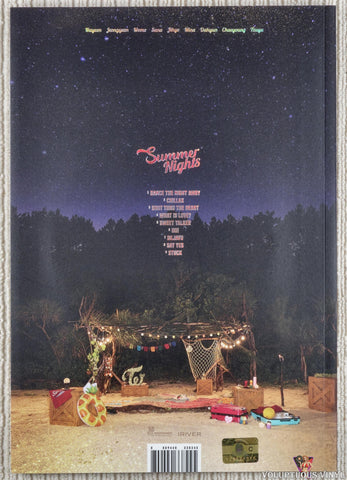 Twice – Summer Nights CD back cover