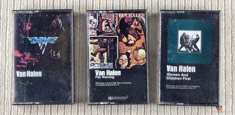 Van Halen Cassette Tape Bundle Lot front