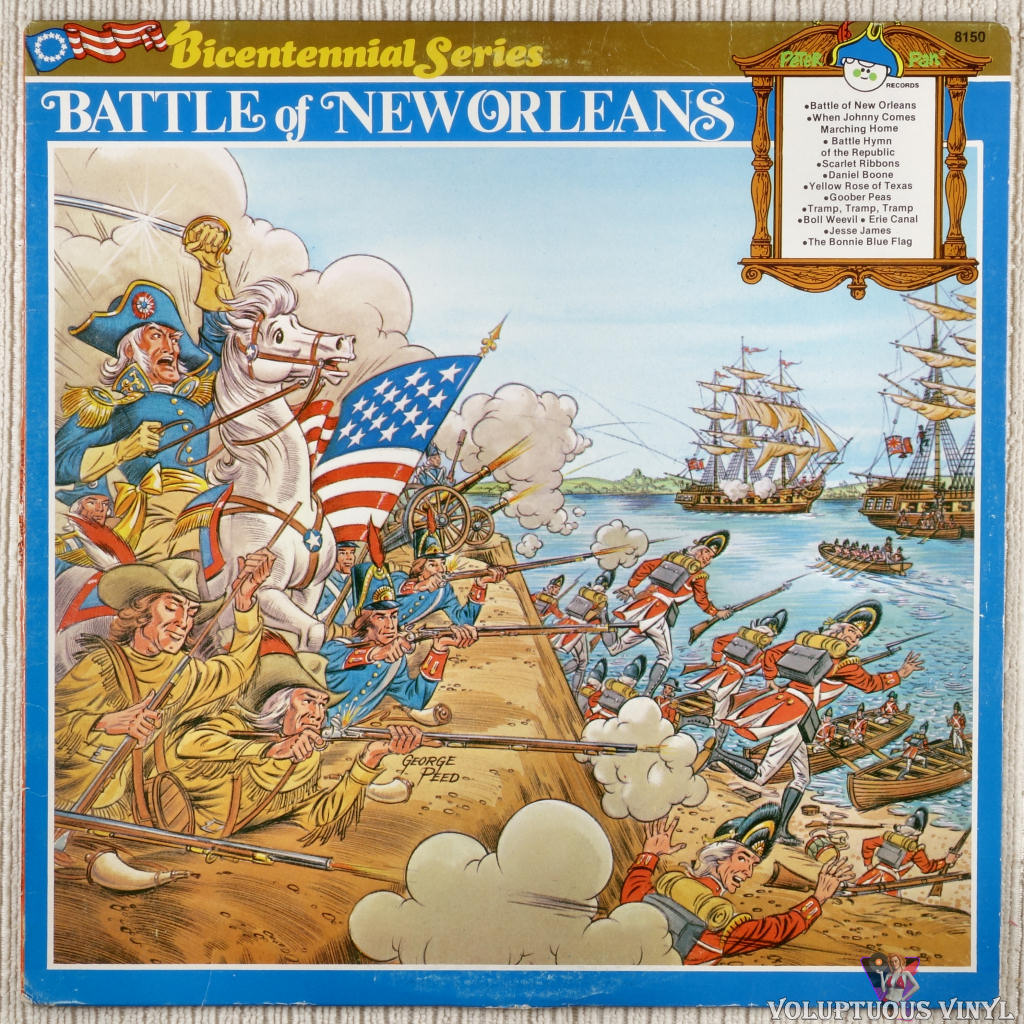 Various – Battle Of New Orleans vinyl record front cover
