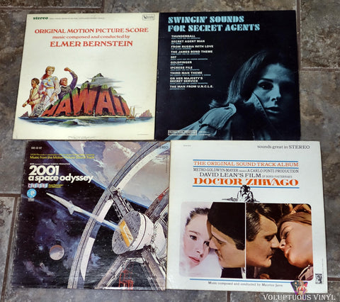 Various Vinyl Record Motion Picture Score Bundle Lot