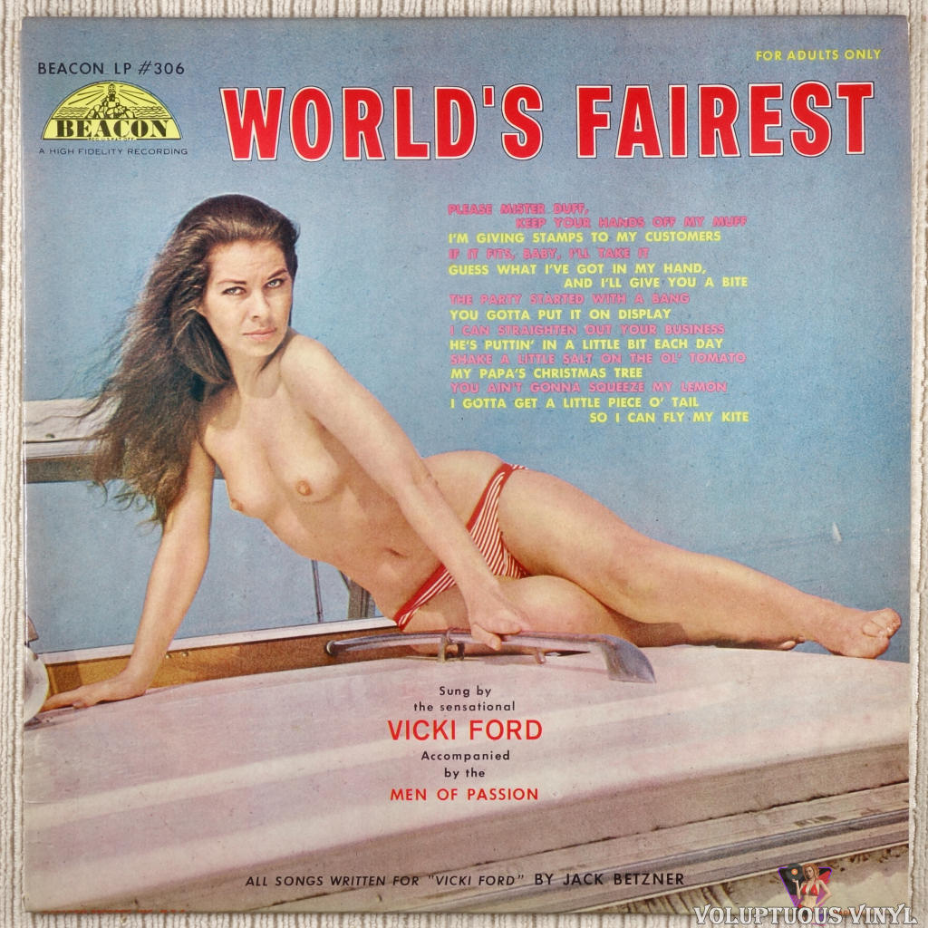 Vicki Ford Accompanied By The Men Of Passion – World's Fairest vinyl record front cover