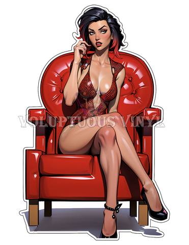 Vixen: Mid-Century Muse ~ Deluxe Die Cut, Vinyl Sticker