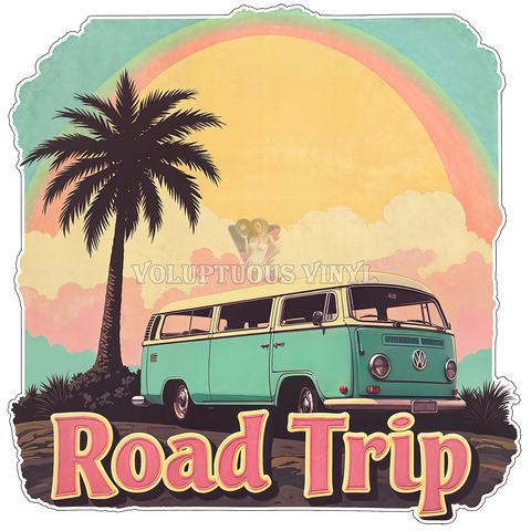 Road Trip ~ Deluxe Die Cut, Vinyl Sticker