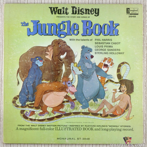Various – Walt Disney Presents The Jungle Book (1960's & 1978) Mono / Stereo