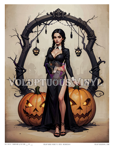 Wednesday: The Harvest ~ Art Print ~ The Night Of The Great Pumpkin