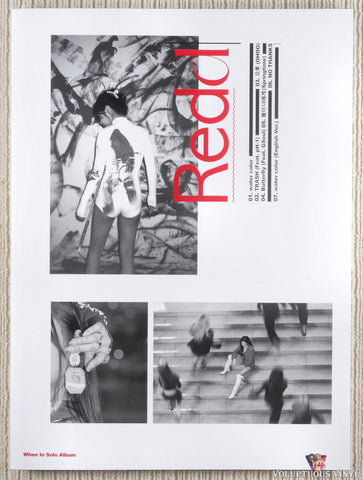Whee In – Redd CD front cover photobook
