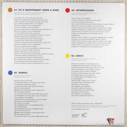 Yelle – BOPS vinyl record back cover