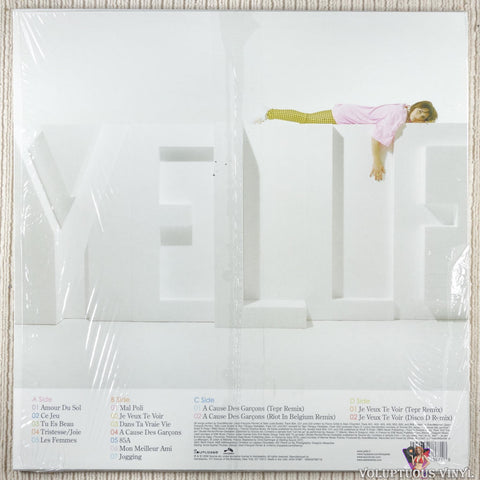 Yelle – Pop Up vinyl record back cover