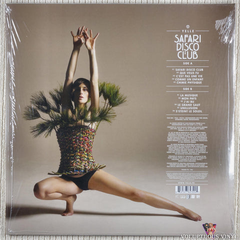 Yelle – Safari Disco Club vinyl record back cover