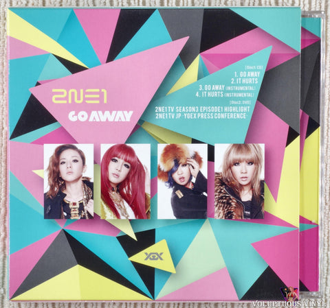 2NE1 – Go Away CD/DVD back cover